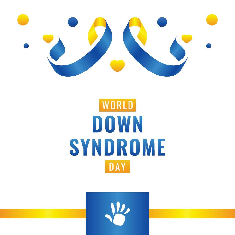 Down Syndrome Day Design vector