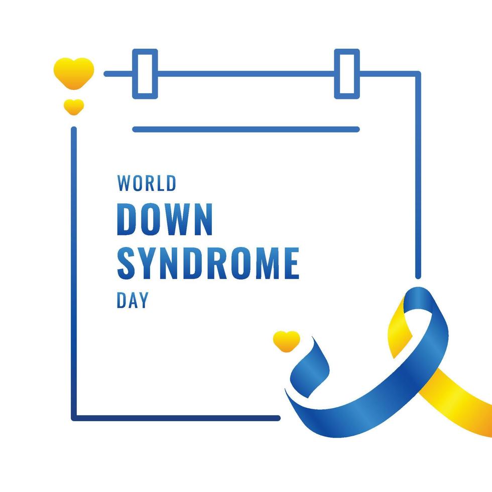 Down Syndrome Day Design vector