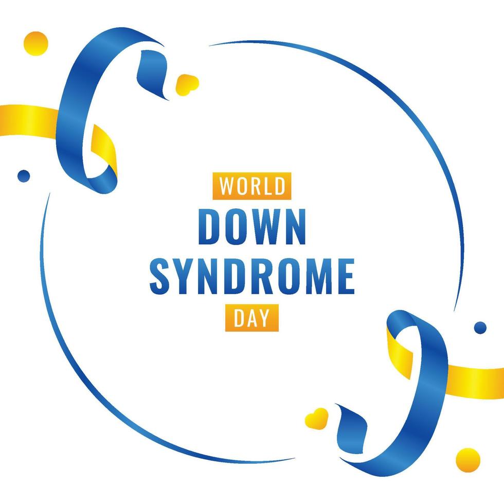 Down Syndrome Day Design vector