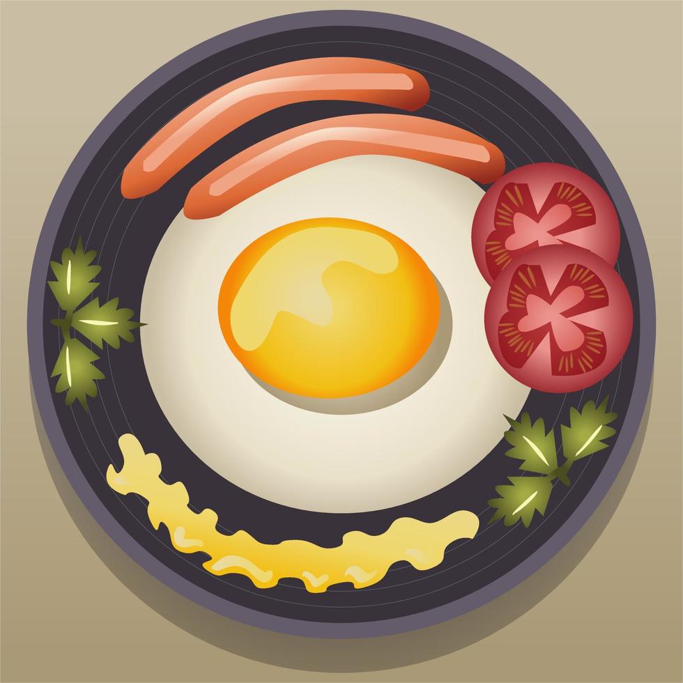 Breakfast Vector Illustration