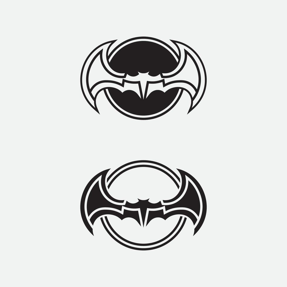 Bat logo animal and vector, wings, black, halloween, vampire, gothic, illustration, design bat icon vector