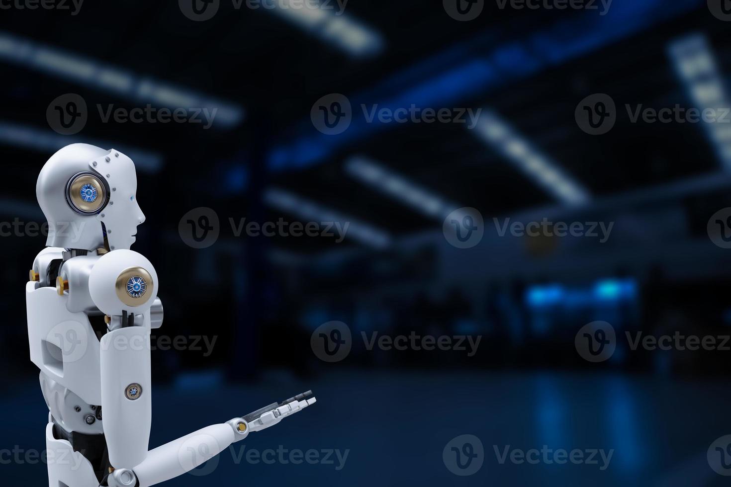 Robot metaverse VR avatar reality game virtual reality of people blockchain technology investment, business lifestyle virtual reality vr world connection cyber avatar metaverse people 2022 3D RENDER photo