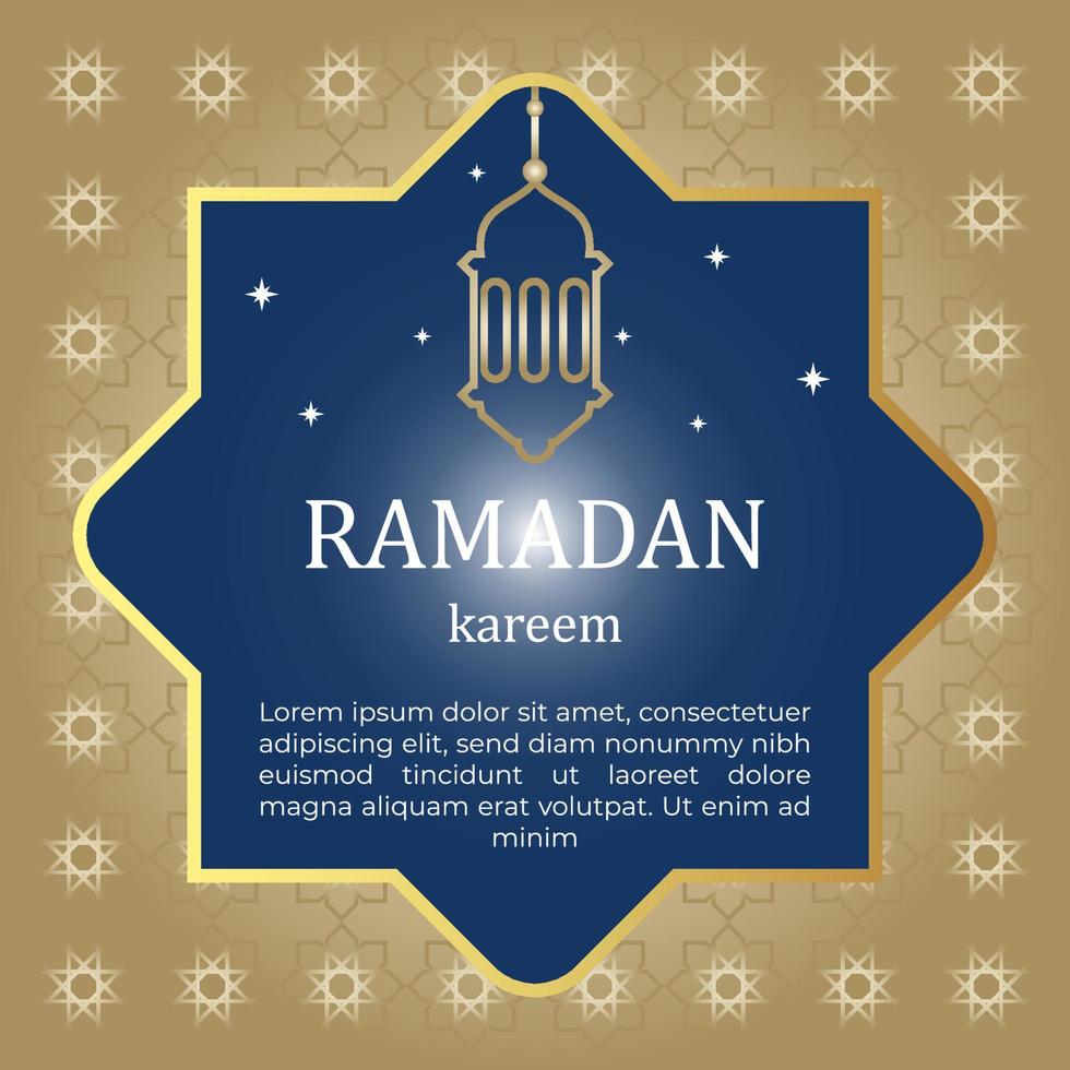 Illustration vector graphic cartoon character of ramadan kareem