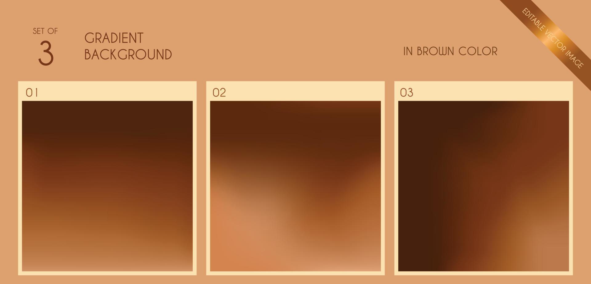 gradient color background brown chocolate layout abstract vector