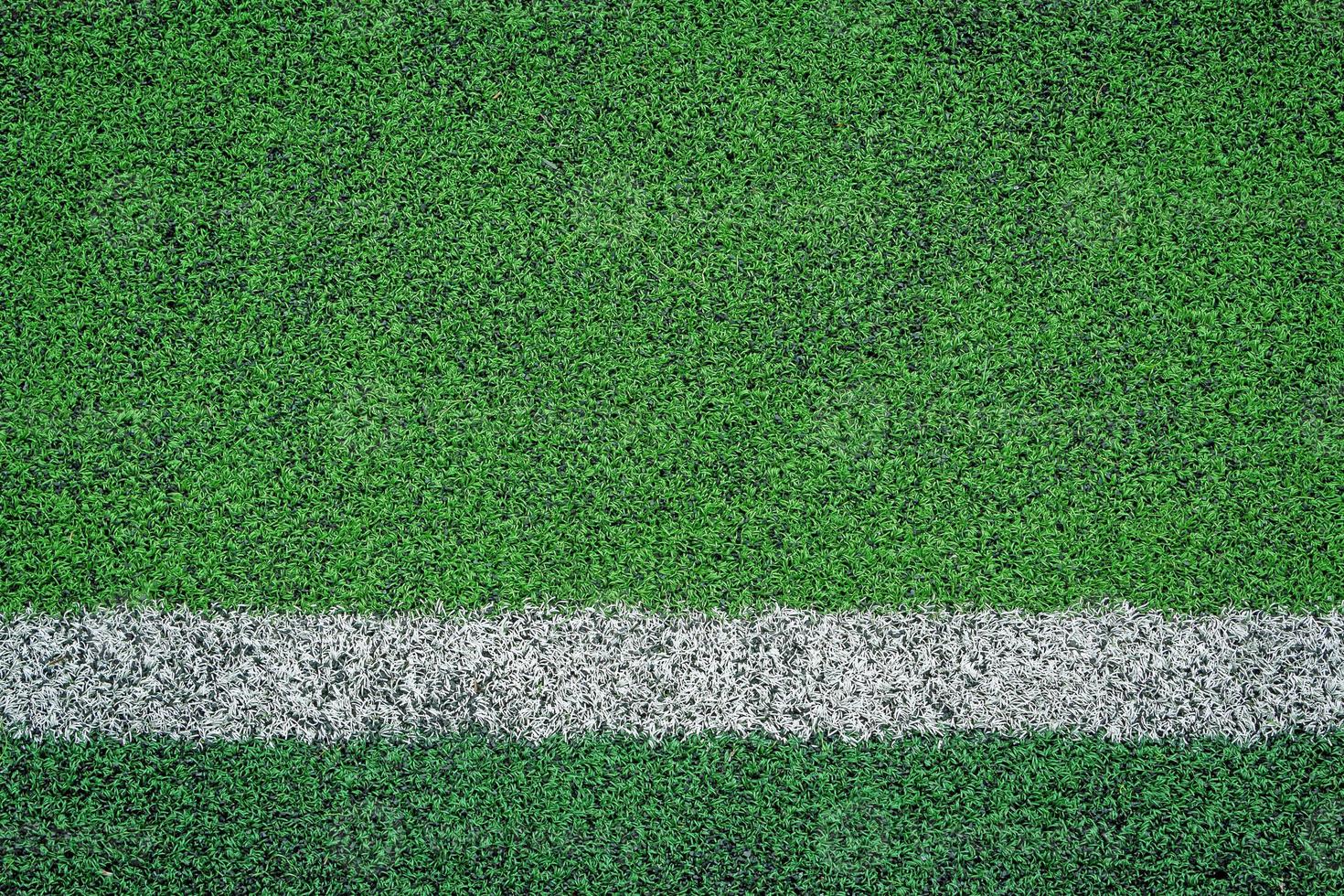 artificial turf of Soccer football field photo