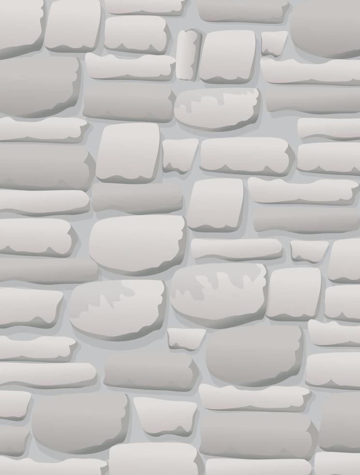 Seamless stone wall vector