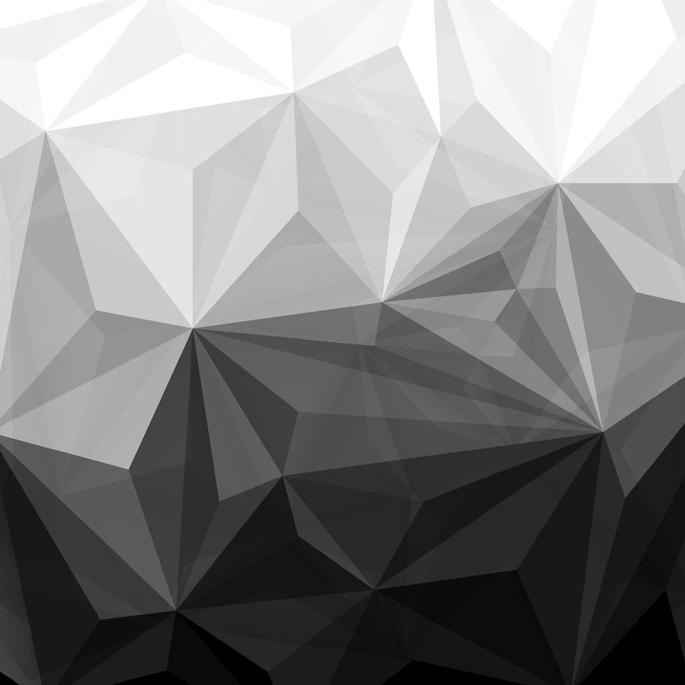 Abstract polygonal triangle vector