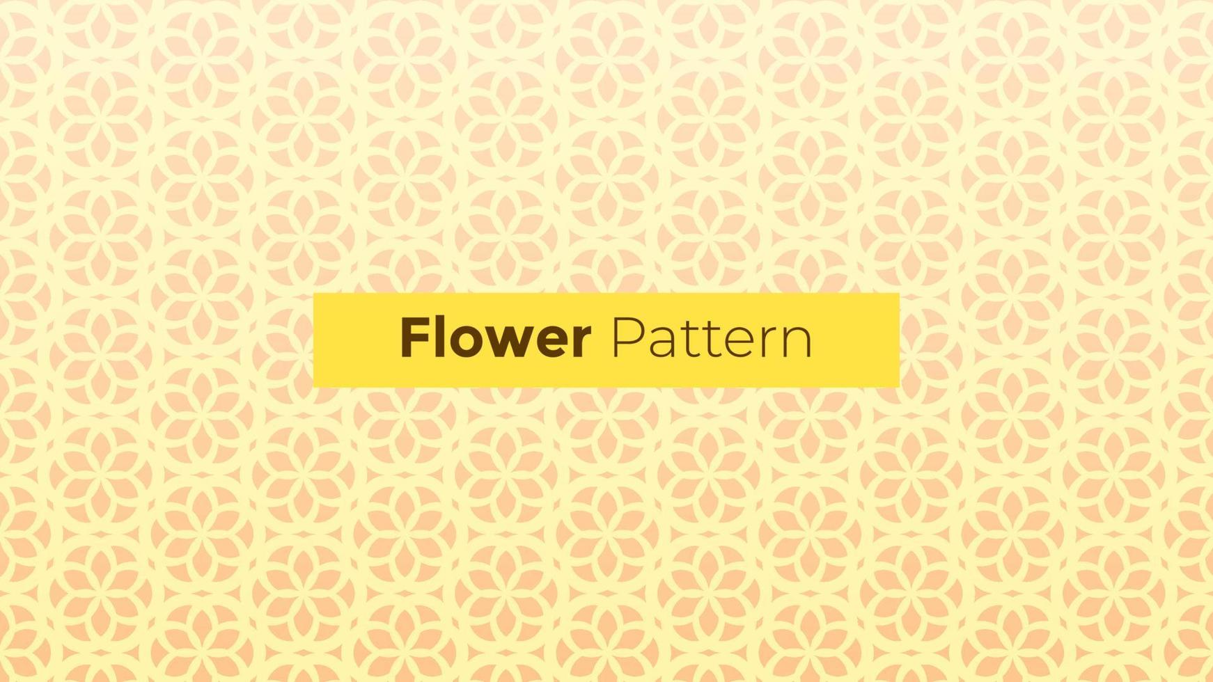 circular floral geometric pattern vector