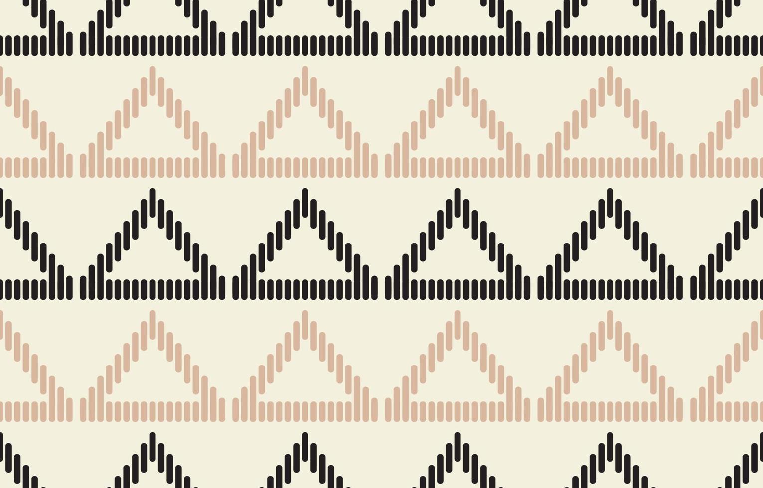Ethnic Aztec abstract ikat art. Seamless motif triangle chevron pattern in tribal, Navajo folk embroidery, and Mexican style. geometric art ornament print.Design for carpet, wallpaper, textile. vector