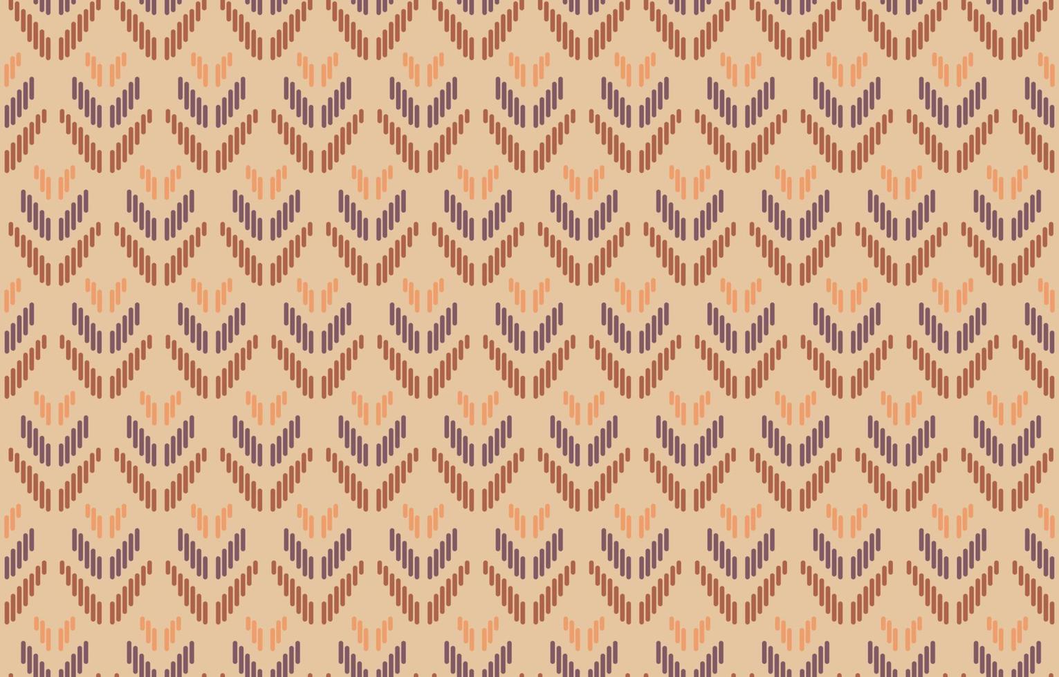 hermoso motivo étnico abstracto arte ikat. patrón de kasuri sin costuras en bordado tribal, popular y estilo mexicano. estampado de ornamento de arte geométrico azteca. diseño para alfombra, papel tapiz, envoltura, tela. vector