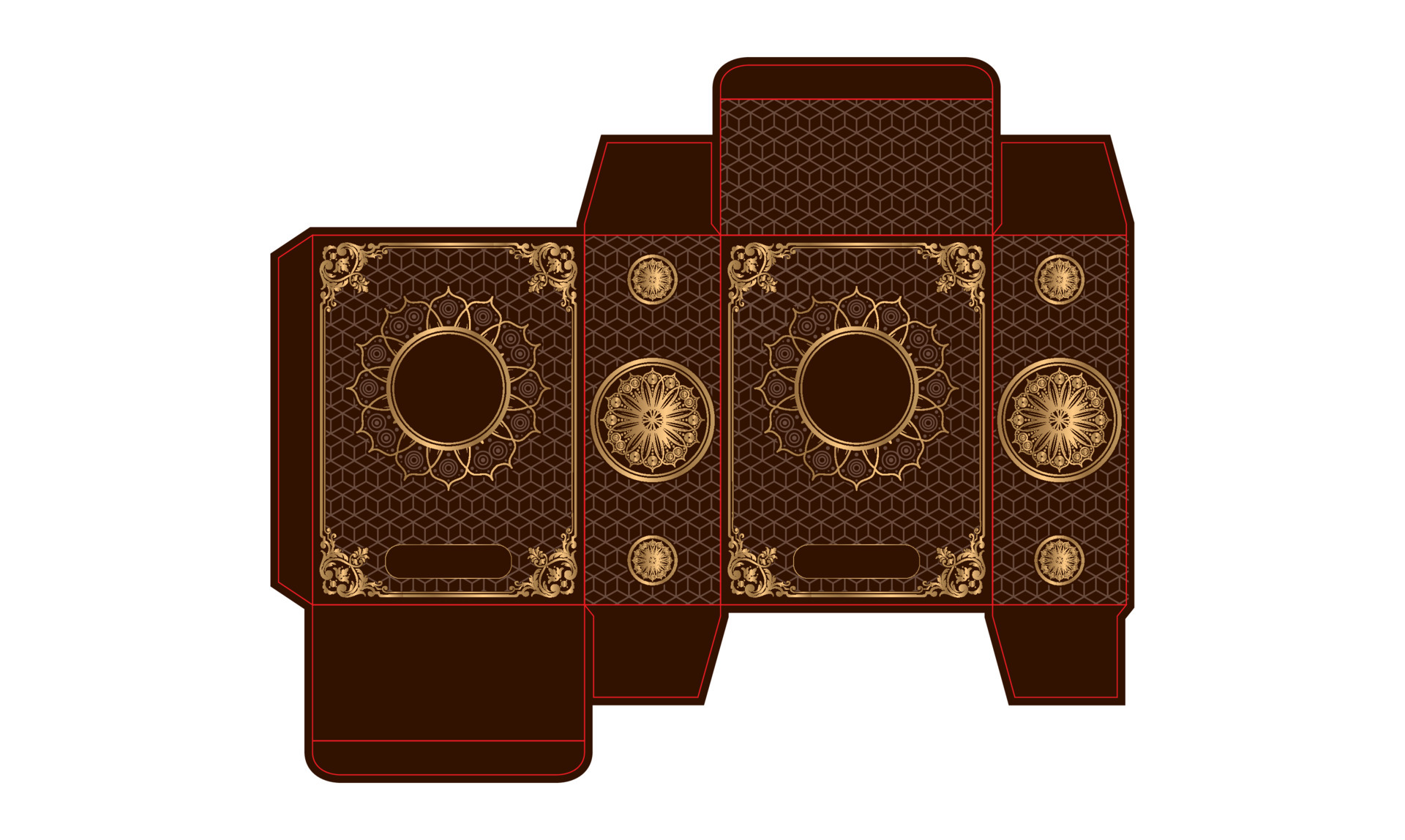 Luxury Arabic perfume box design 6686780 Vector Art at Vecteezy