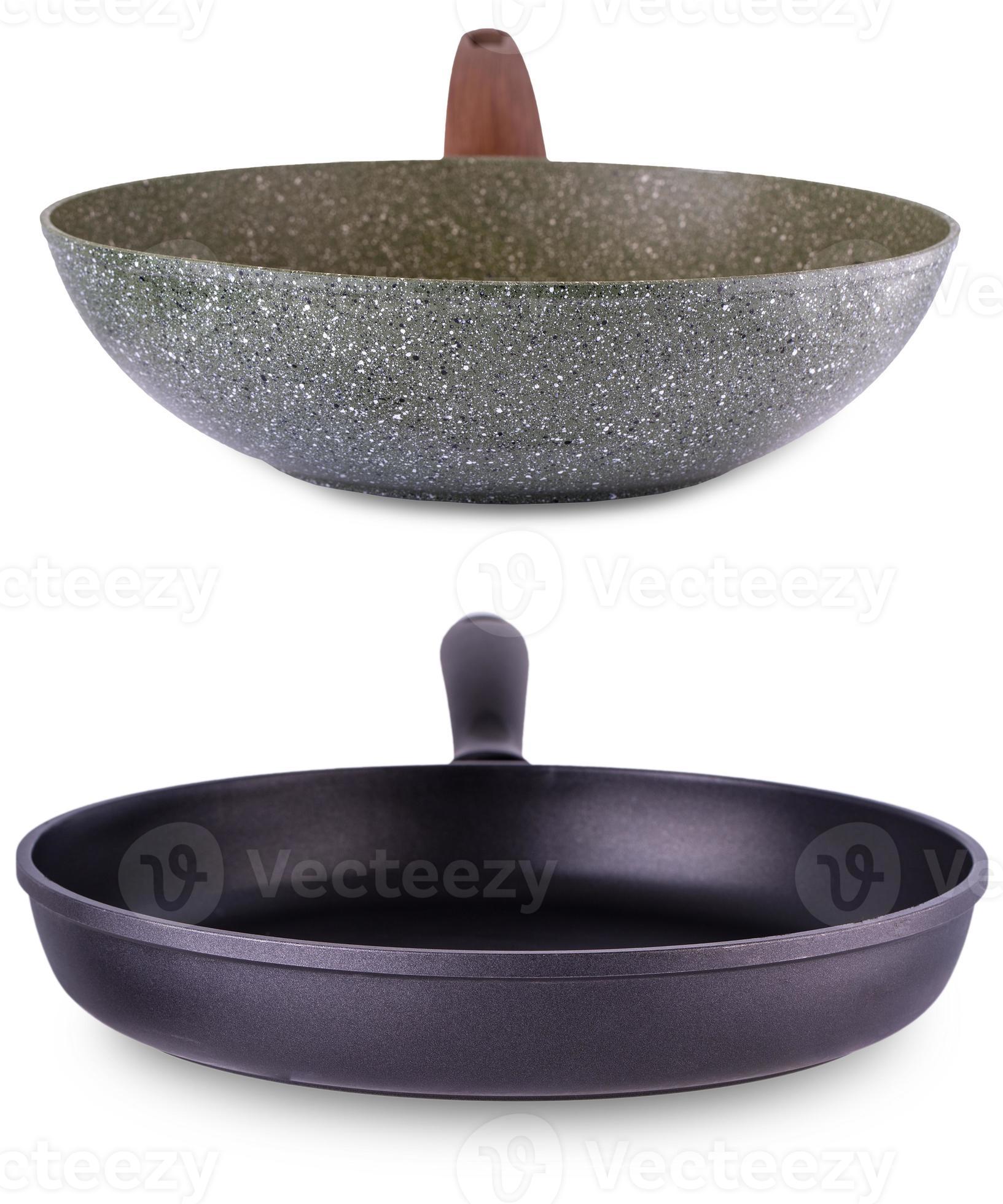 The frying pan isolated over white 6687027 Stock Photo at Vecteezy