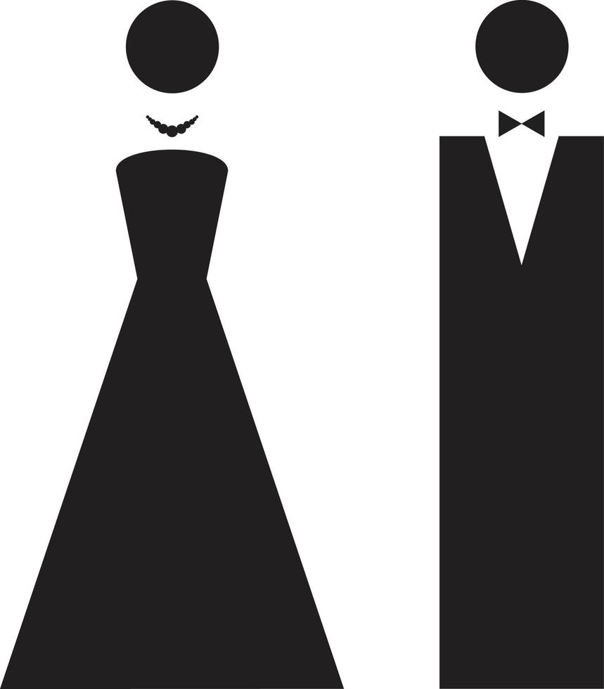 Men and women restroom signage set. Toilet symbol. Black silhouettes of people. Vector illustration