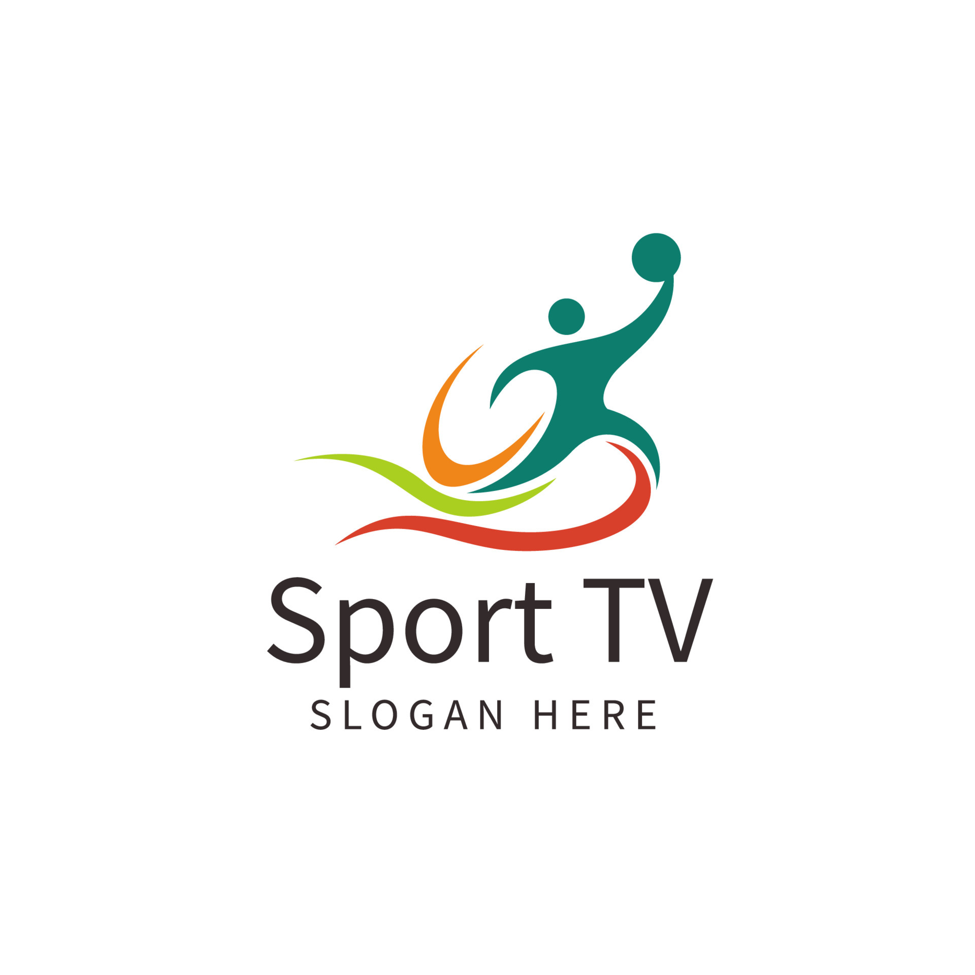 Sport tv logo design for yt channel 6687372 Vector Art at Vecteezy