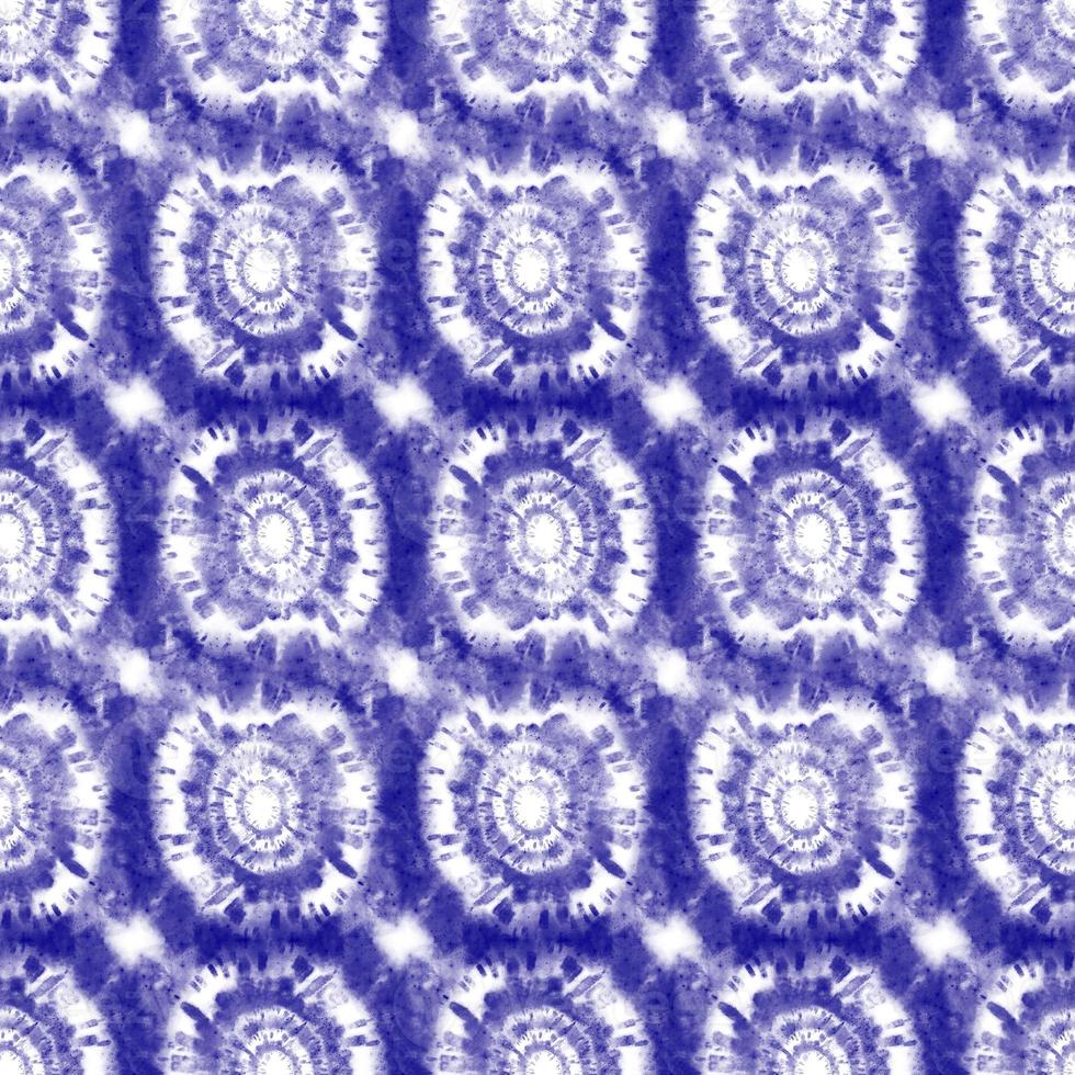 Tie Dye Shibori Pattern-Indigo Blue Batik Seamless Background photo