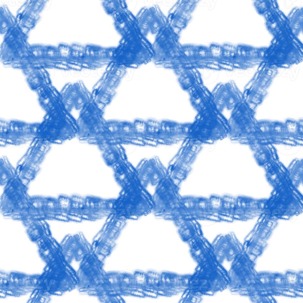 Tie dye, Shibori, Blue abstract batik seamless pattern. Watercolor backgrounds photo