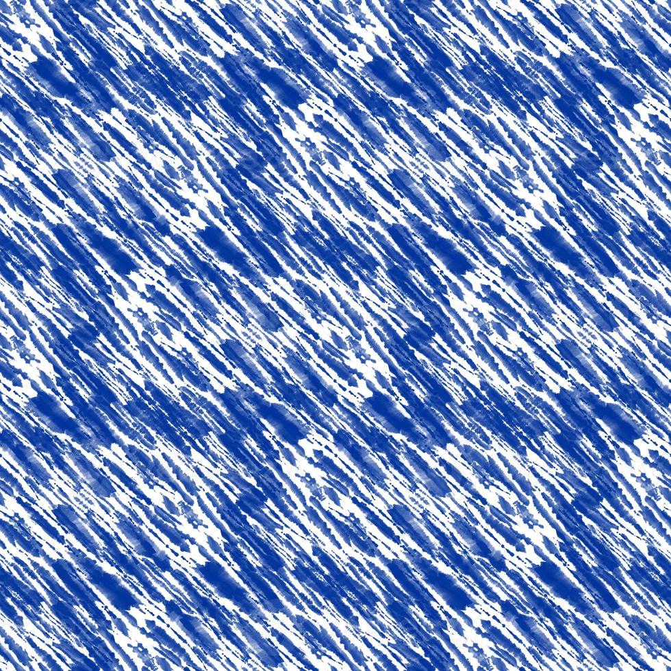 Tie dye, Shibori, blue abstract batik seamless pattern. Watercolor backgrounds photo