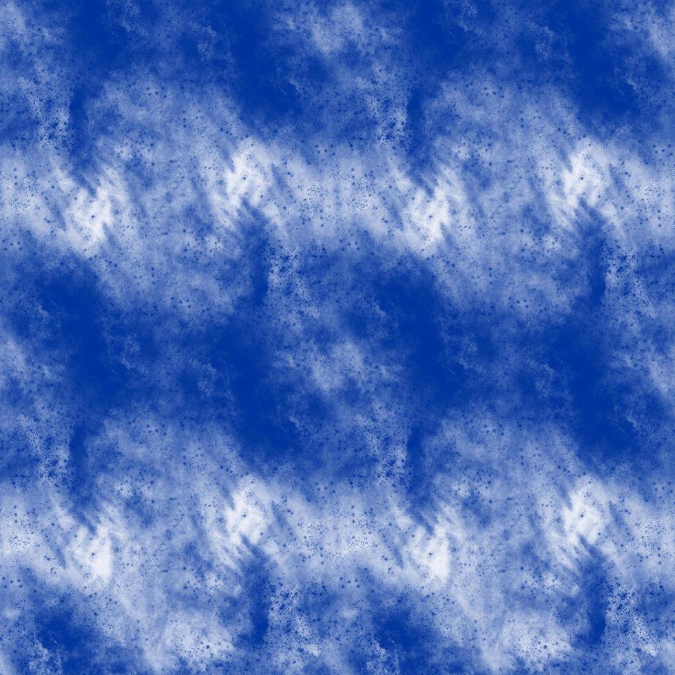 Tie dye, Shibori, Blue abstract batik seamless pattern. Watercolor backgrounds photo