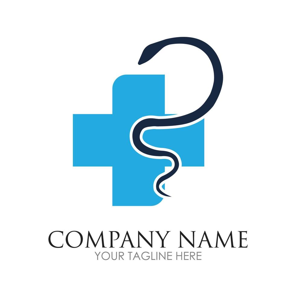 Creative Pharmacy Concept Logo illustration Design template - vector