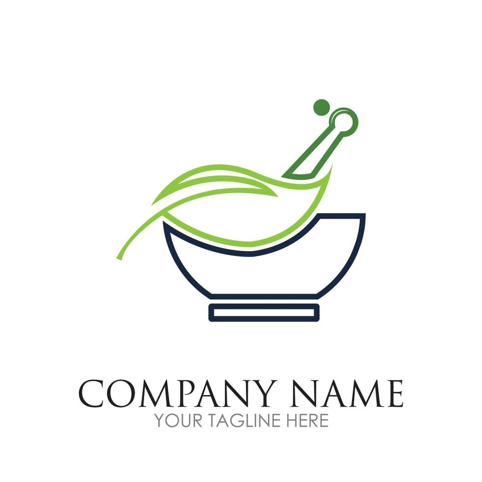 Creative Pharmacy Concept Logo illustration Design template - vector