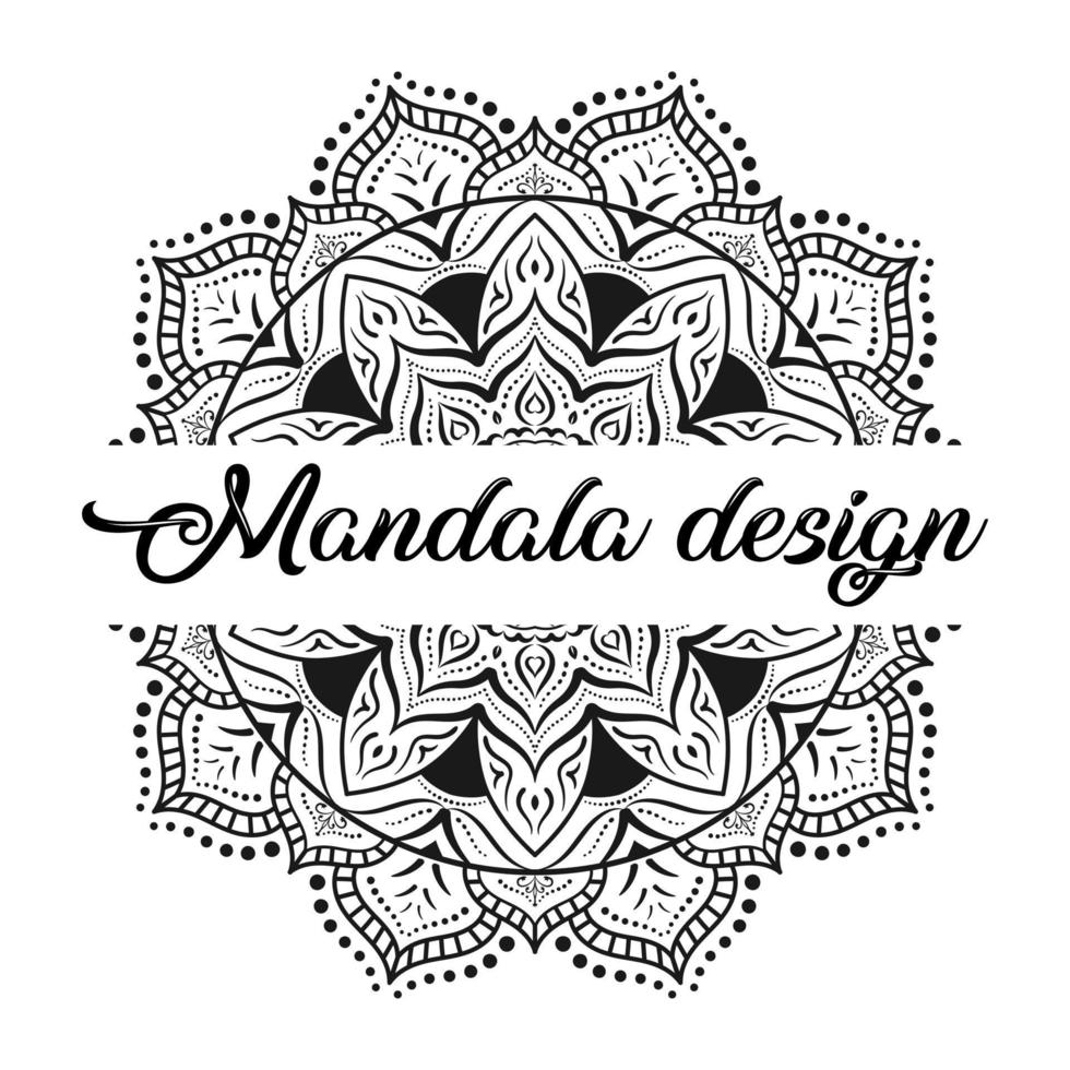 mandalas para colorear libro. adornos redondos decorativos. vector de diseño de mandala decorativo vintage