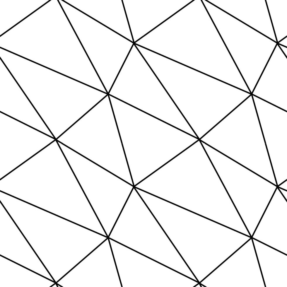 triangle mosaic of thin lines seamless pattern, background for wrapping paper textile vector