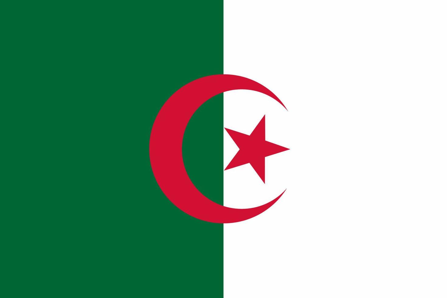 The Flag Algeria vector