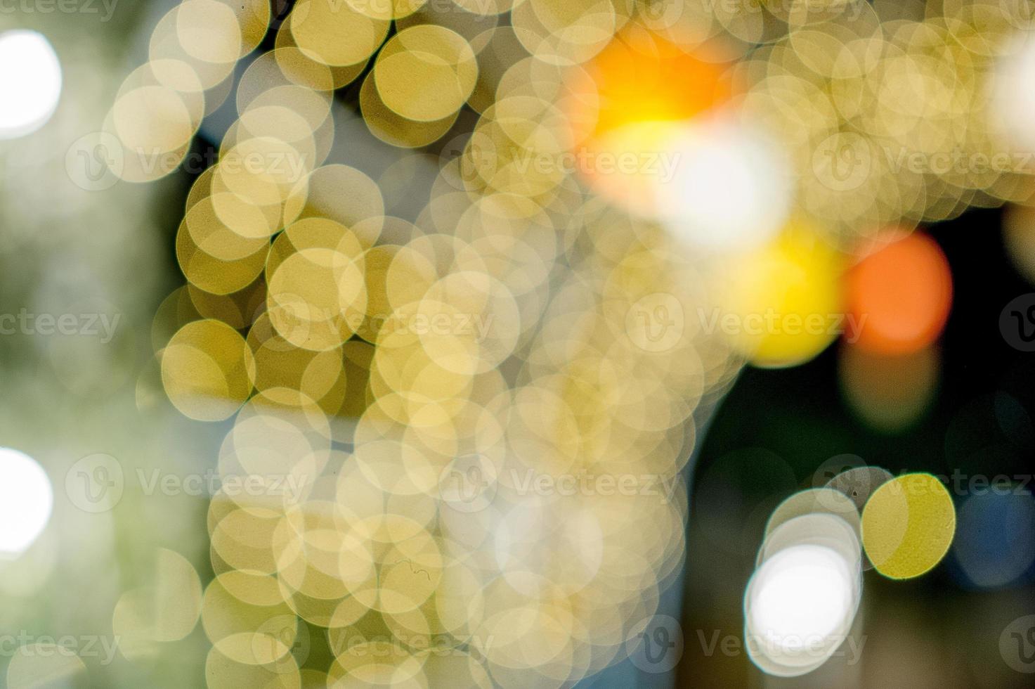 Colorful lights On New Year's Day, Bokeh circle lights, background image with copy space. photo