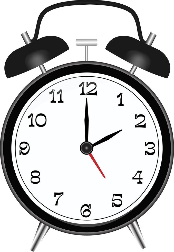 Alarm clock illustration vector