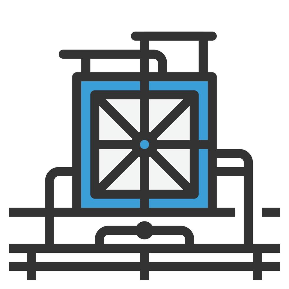 chiller icon vector illustration .