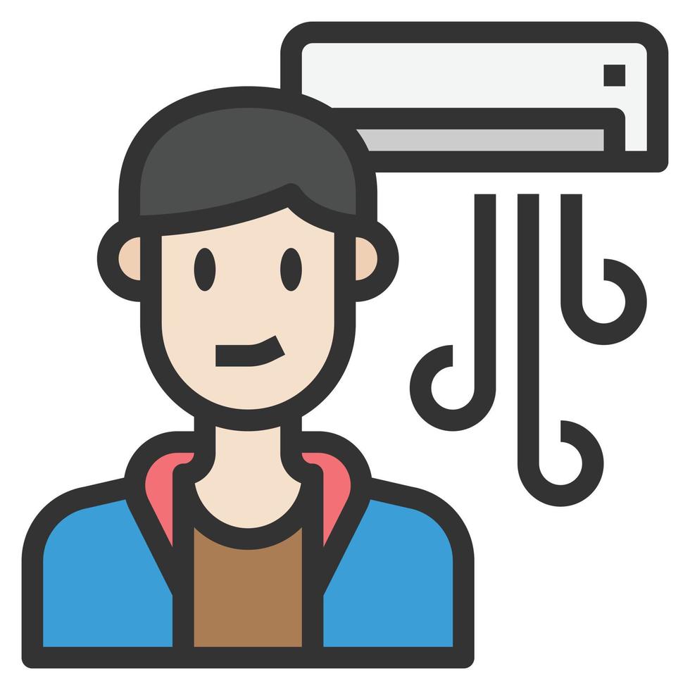 thermal comfort icon vector illustration .