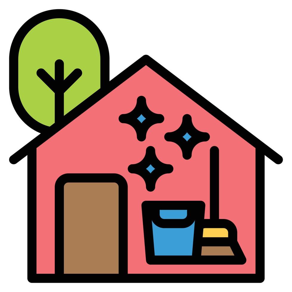 house service icon vector illustration .