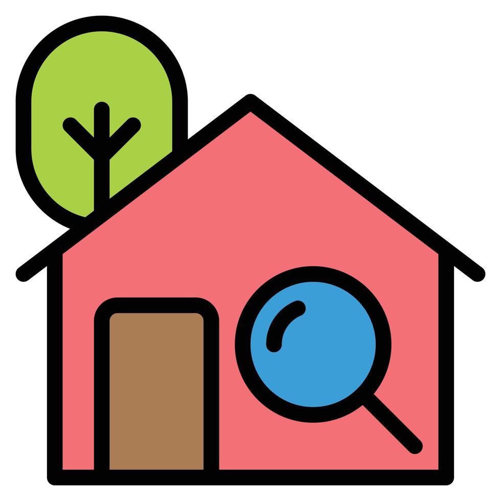 house search icon vector illustration .