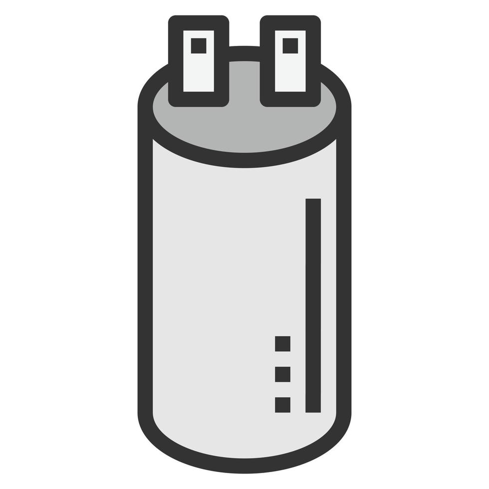 capacitor icon vector illustration .