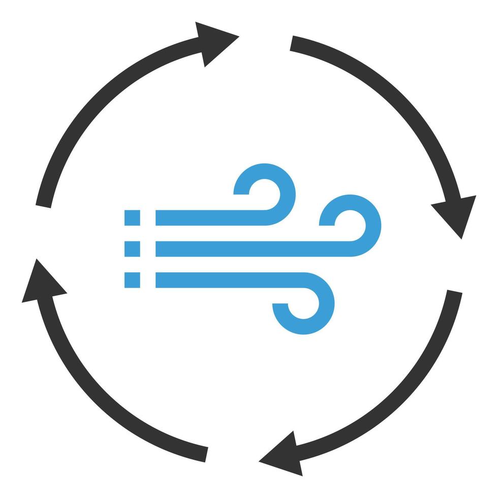 circulating air  icon vector illustration .