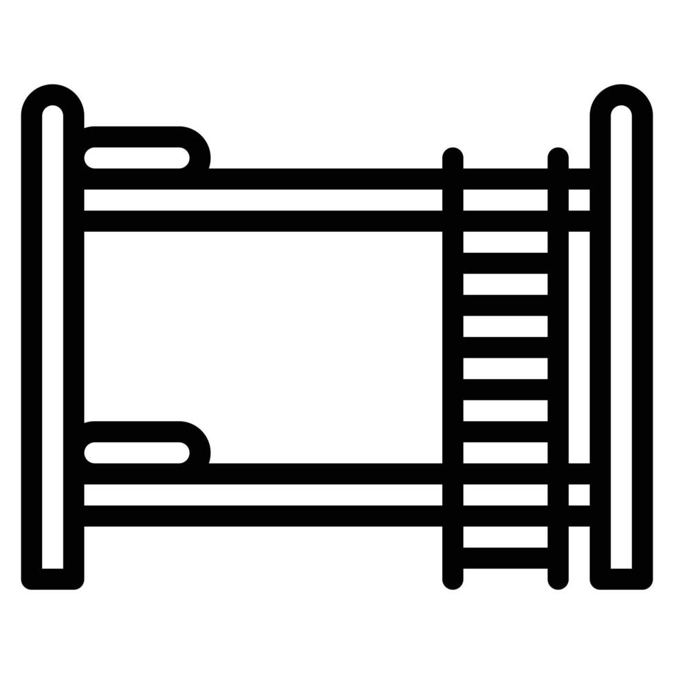 bed icon vector illustration .