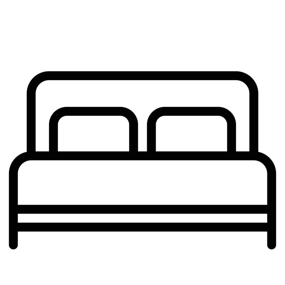 bedroom icon vector illustration .