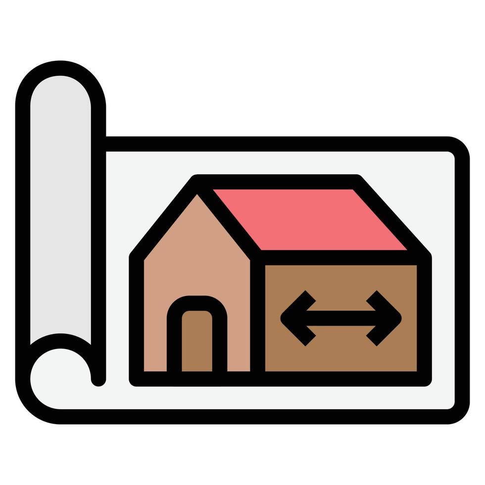blueprint icon vector illustration .