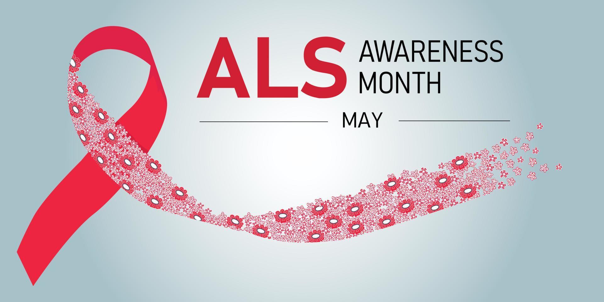 ALS awareness month banner 6690033 Vector Art at Vecteezy