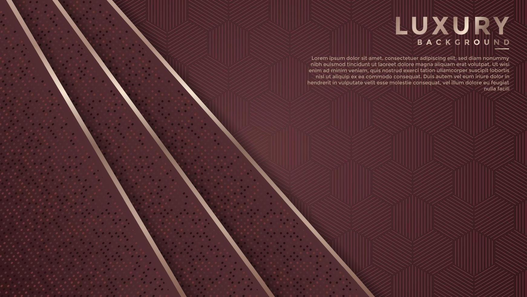 Premium luxury background with pattern on background. Vector premium background for banner, wallpaper. Eps10