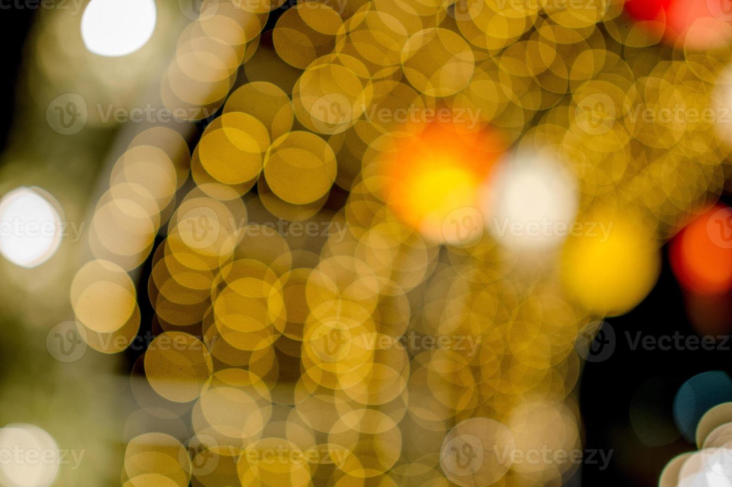 Colorful lights On New Year's Day, Bokeh circle lights, background image with copy space. photo