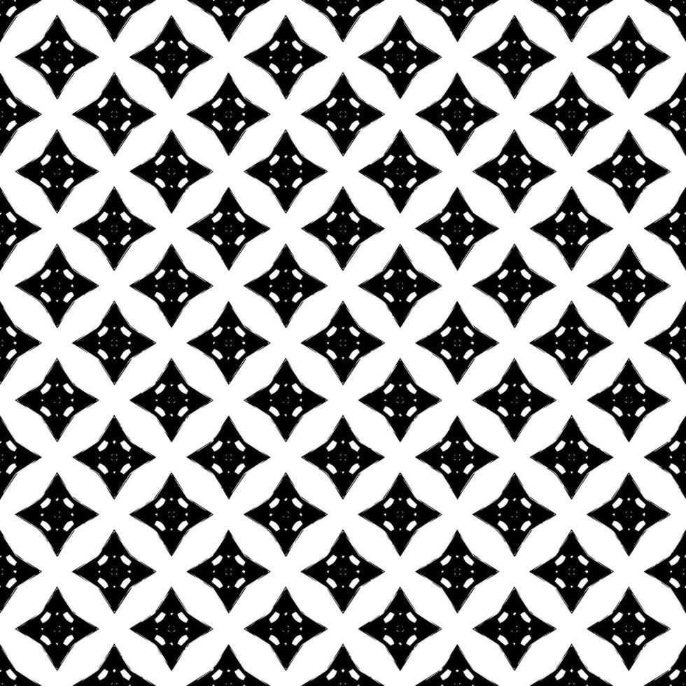 Black and white surface pattern texture. Bw ornamental graphic design. Mosaic ornaments. Pattern template. vector