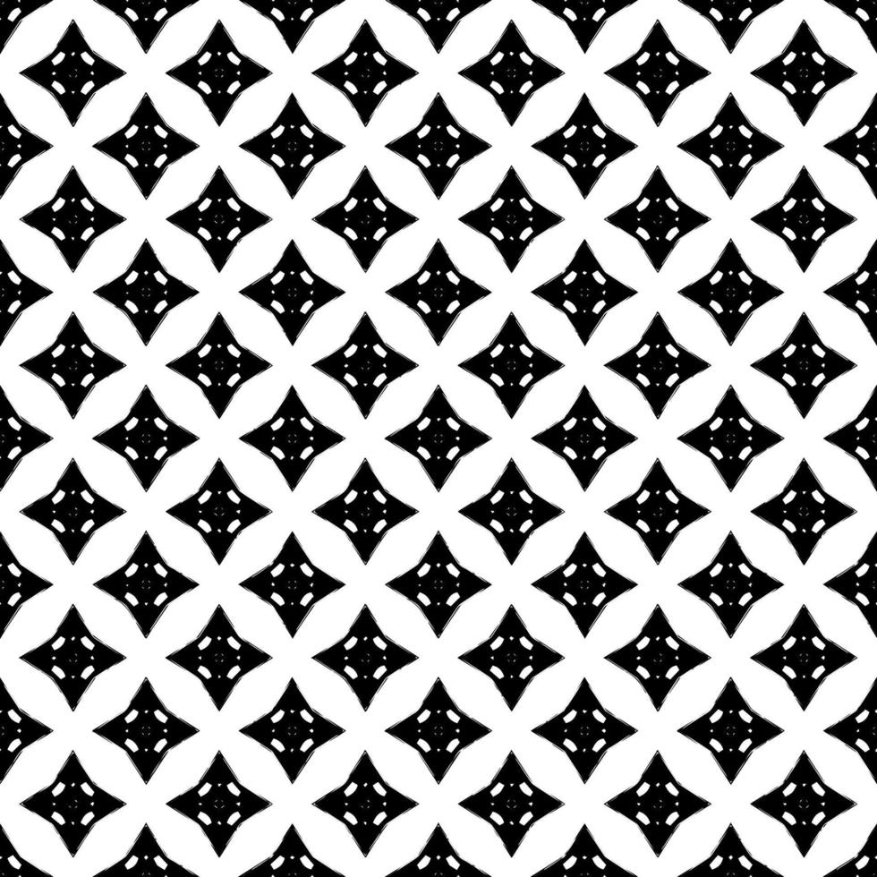 Black and white surface pattern texture. Bw ornamental graphic design. Mosaic ornaments. Pattern template. vector