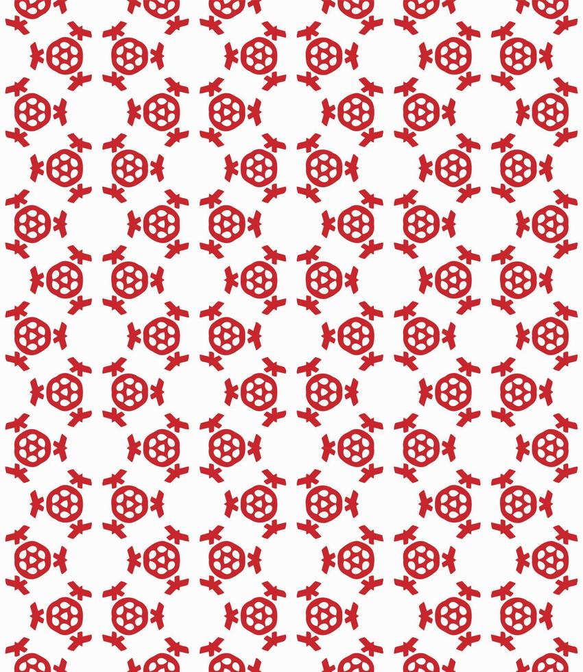 Red and white color seamless pattern texture and template. Multicolored. Colorful ornamental graphic design. vector