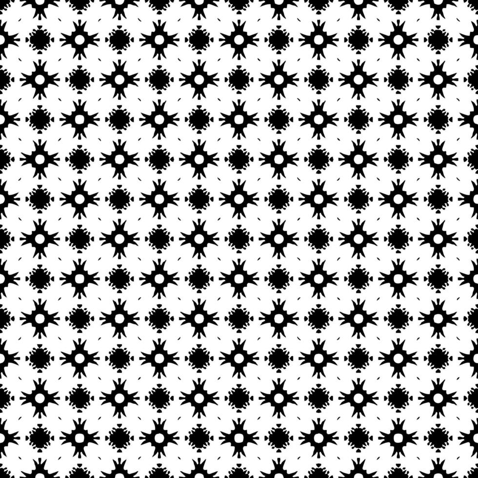 Black and white surface pattern texture. Bw ornamental graphic design. Mosaic ornaments. Pattern template. vector
