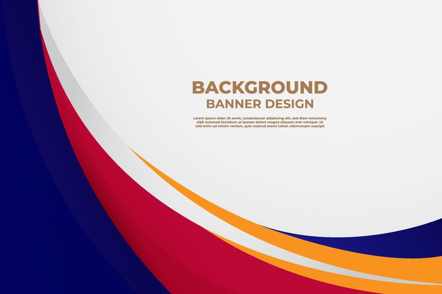 fondo ondulado colorido para banner, diseño de carteles y flayer vector