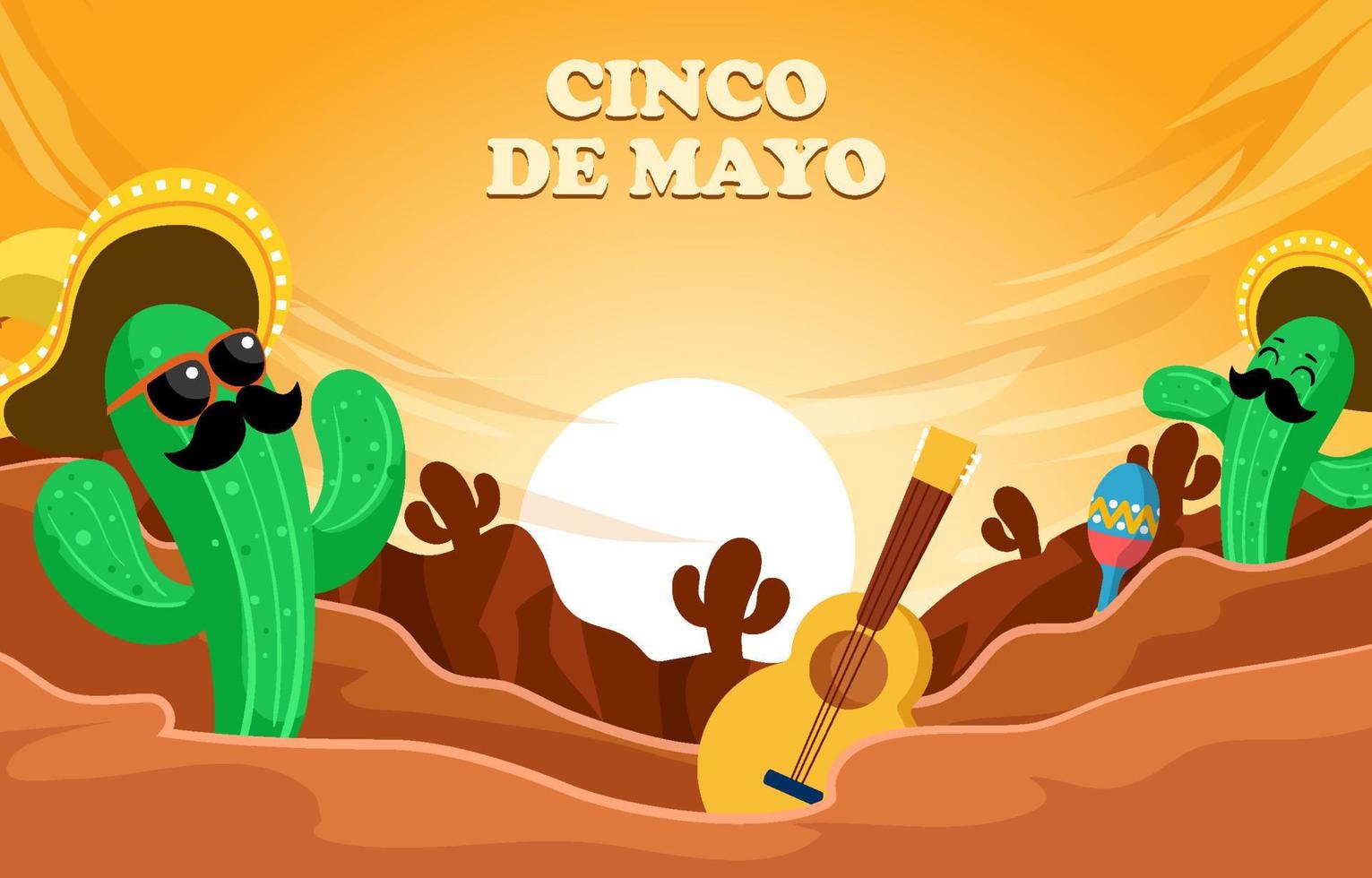 fondo cinco de mayo vector