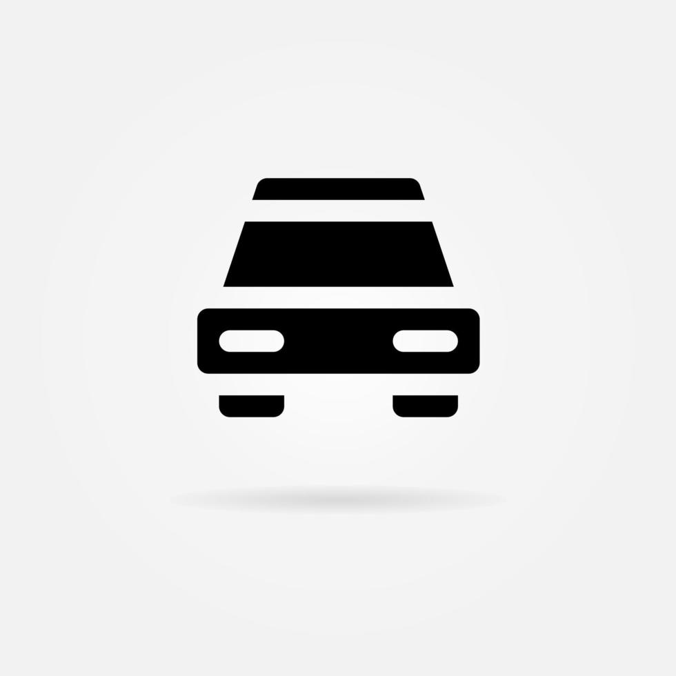 Car, Vehicle, Transportation Icon Solid Style. Vector Icon Design Element. Vector Icon Template Background