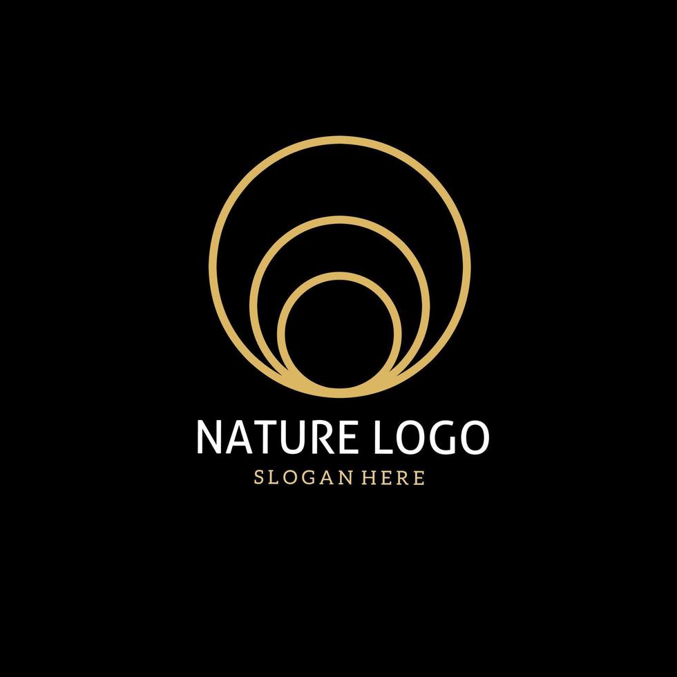 Abstract luxury logo vector