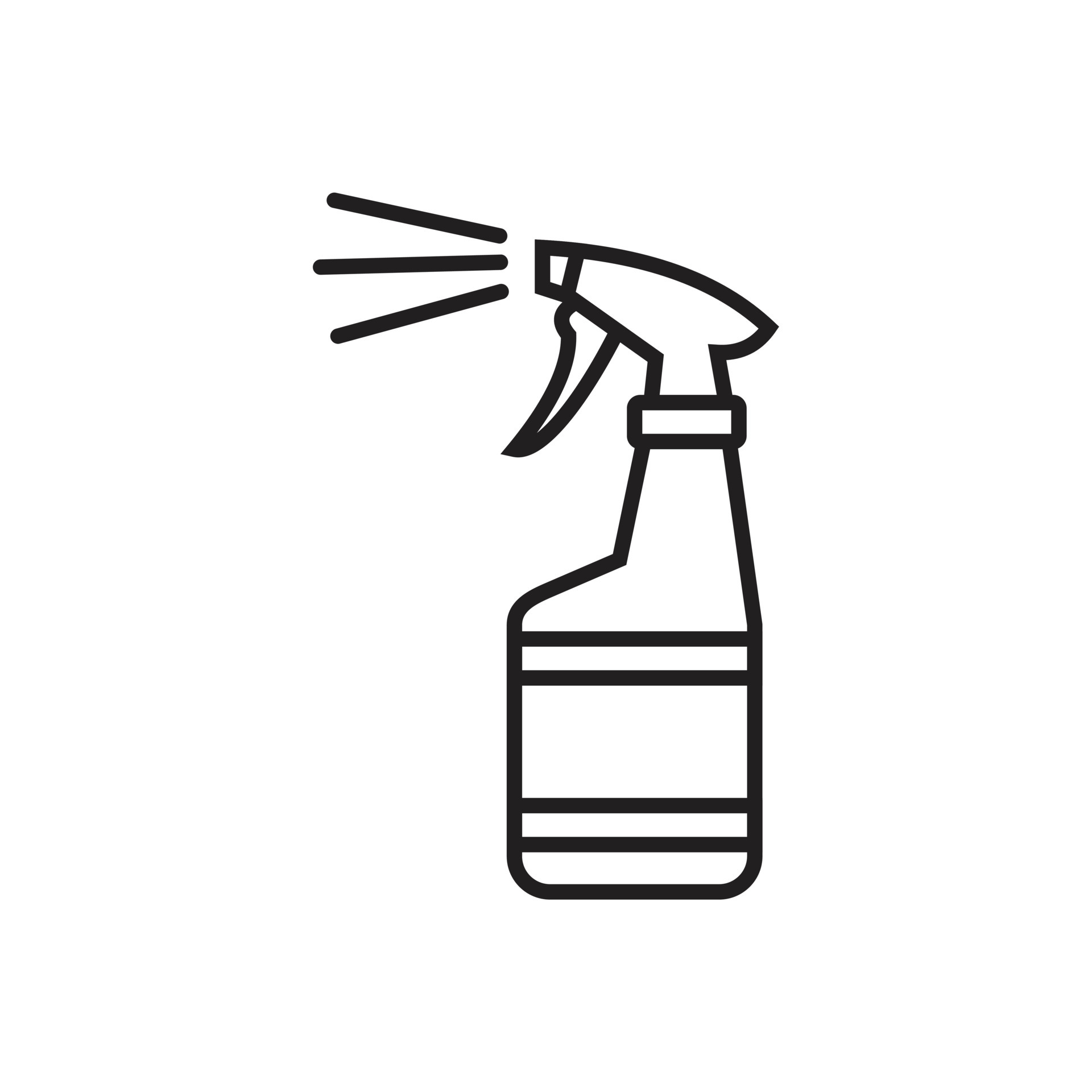 Spray Icon template black color editable. Spray Icon symbol Flat vector